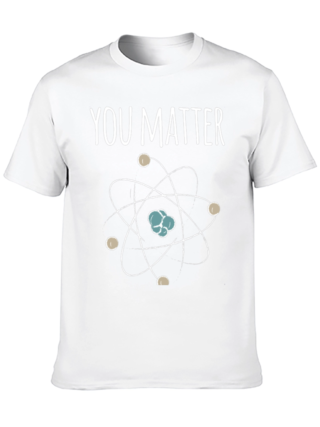 You Matter Atom Graphic Print Black T-Shirt