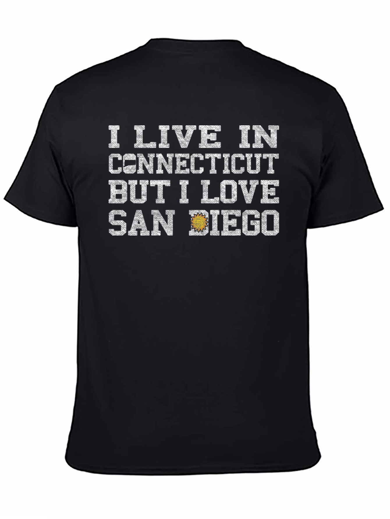 Connecticut Resident San Diego Lover Graphic T-Shirt