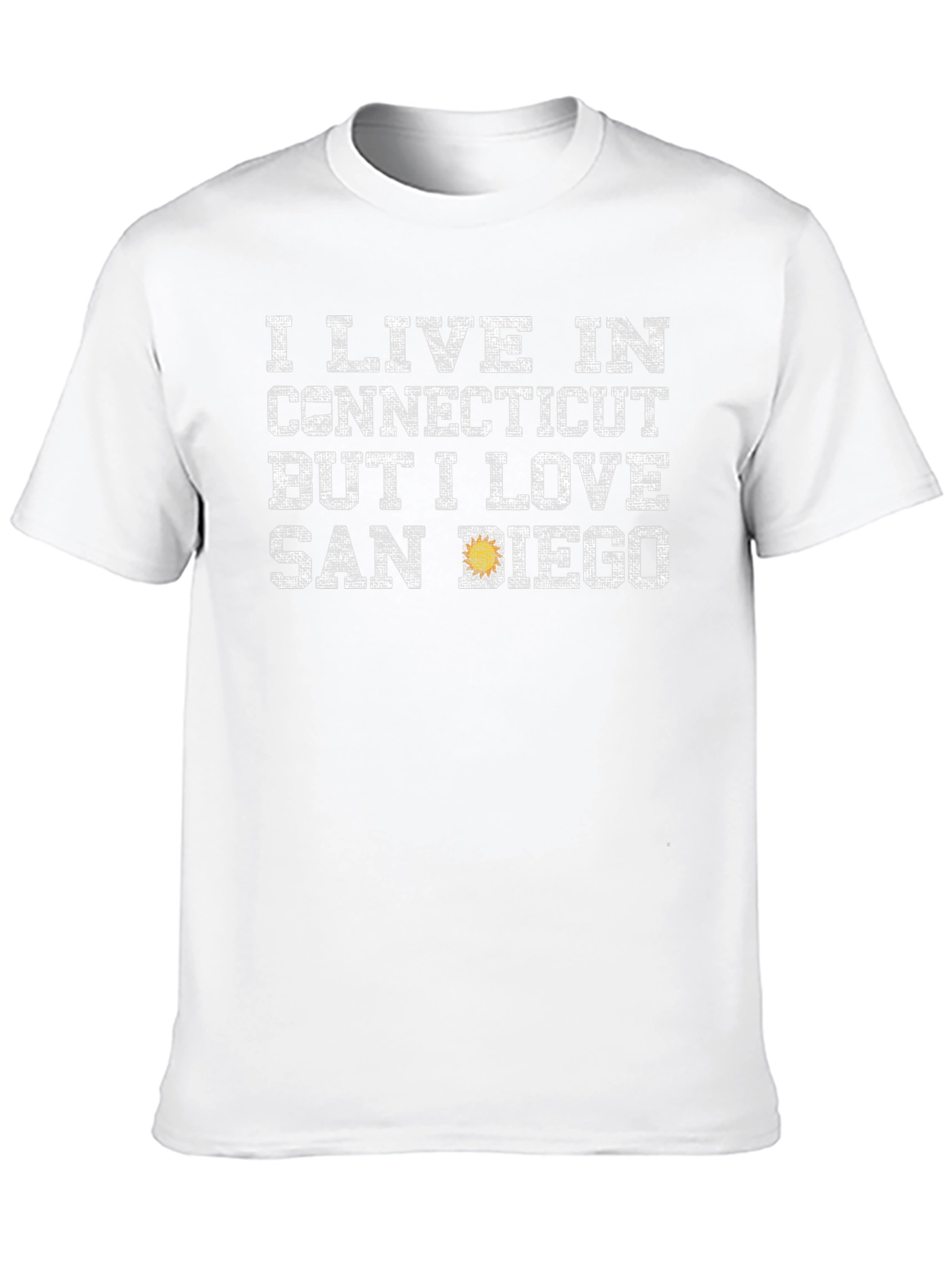 Connecticut Resident San Diego Lover Graphic T-Shirt