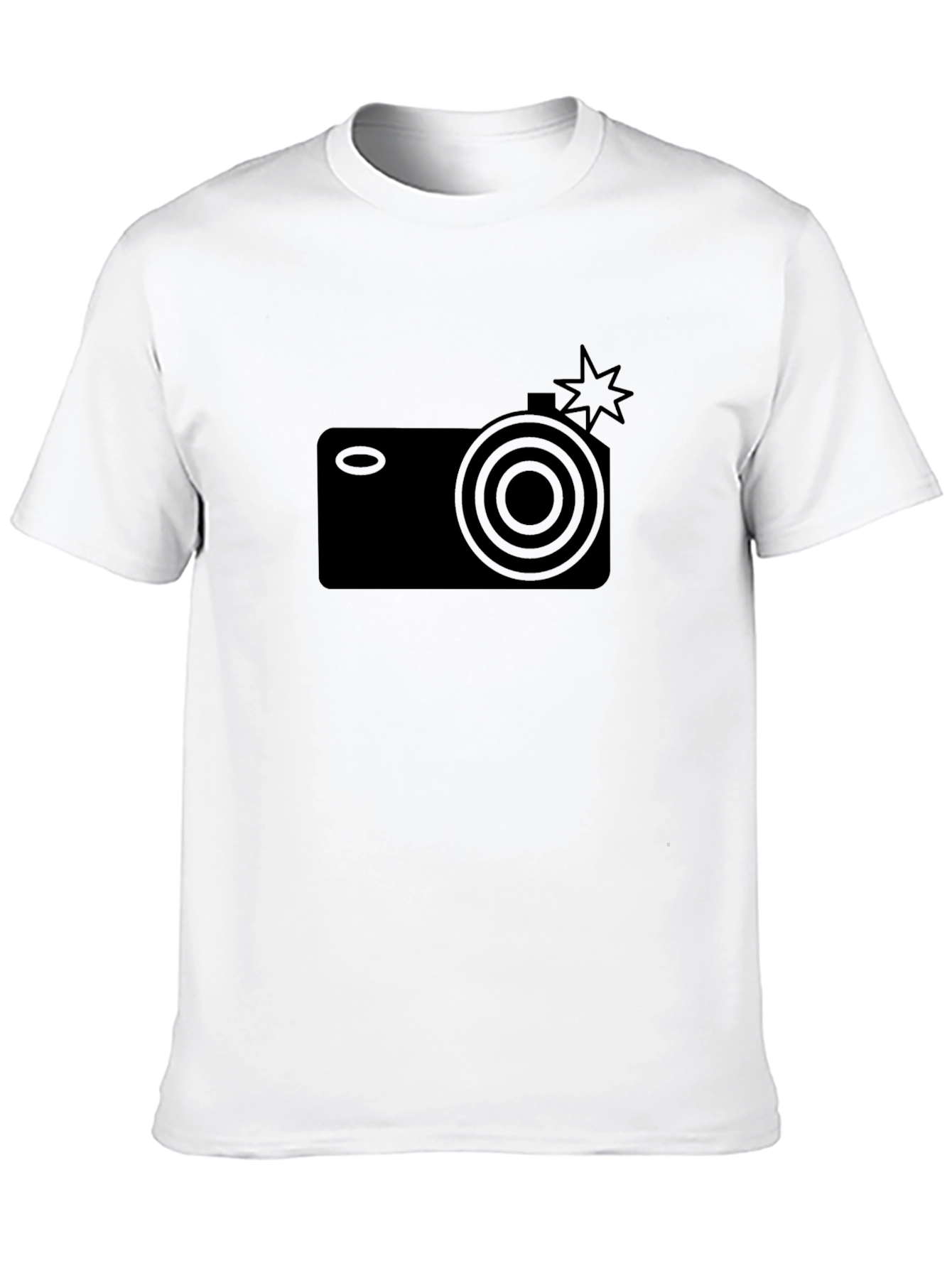 Camera Graphic Black T-Shirt