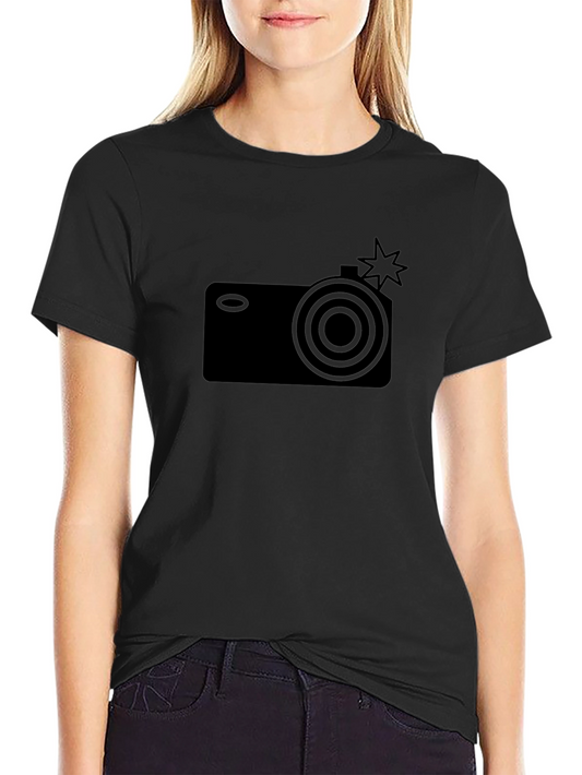 Camera Graphic Black T-Shirt