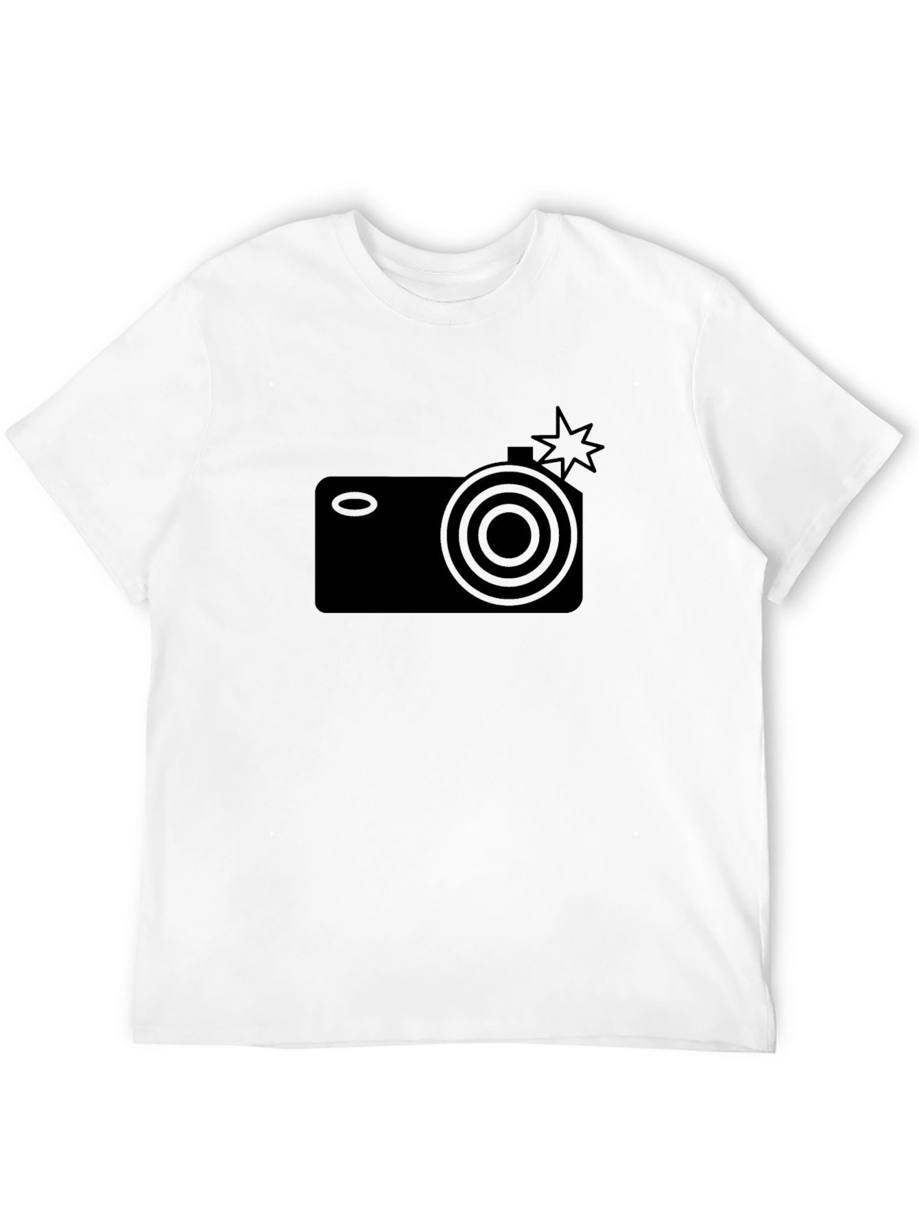 Camera Graphic Black T-Shirt