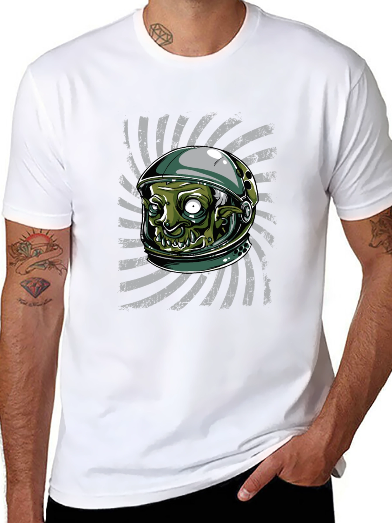 Zombie Astronaut Graphic Tee