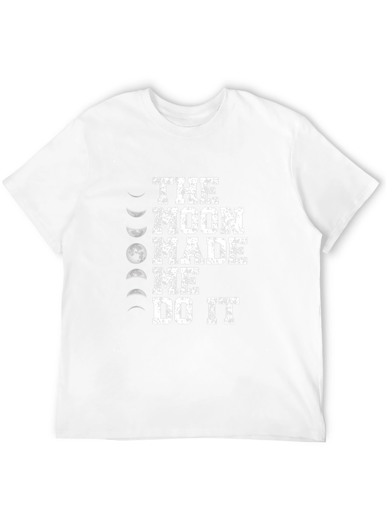 Moon Made Me Do It Graphic T-Shirt - Black