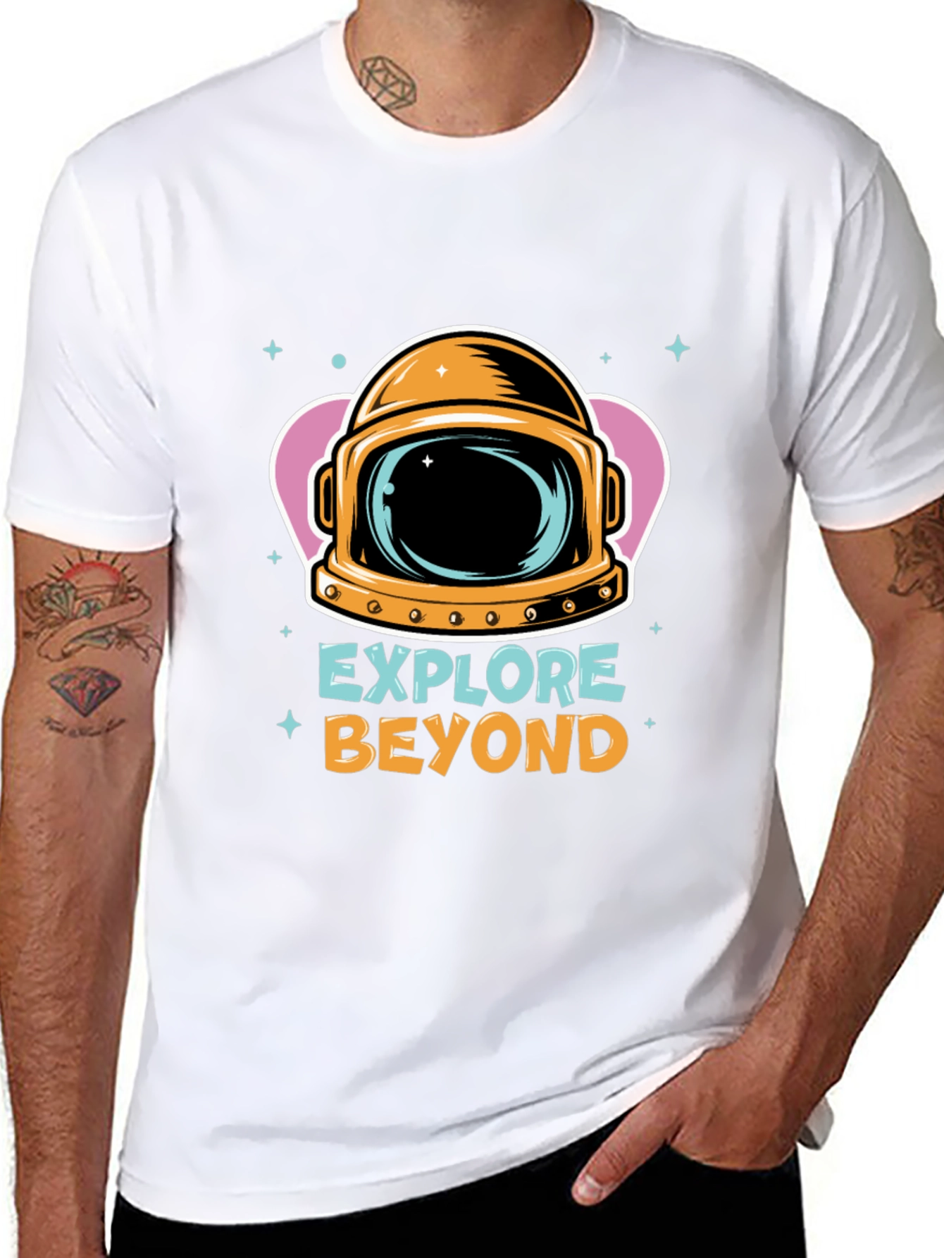 Explore Beyond Black Graphic T-Shirt