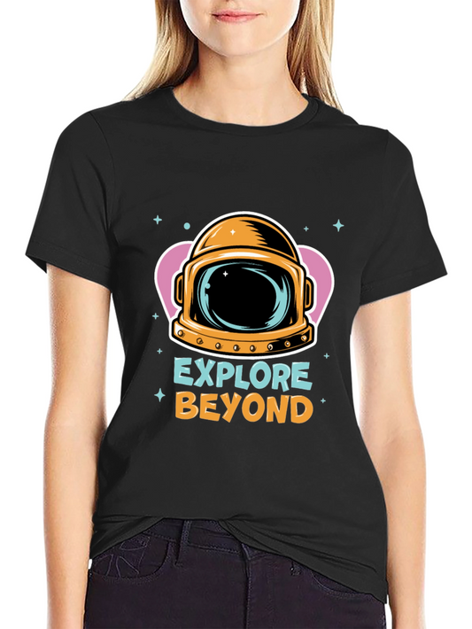 Explore Beyond Black Graphic T-Shirt