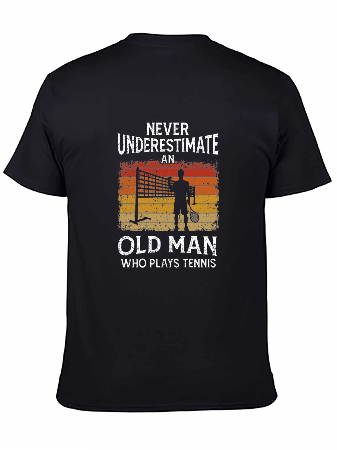 Tennis Old Man Graphic Tee