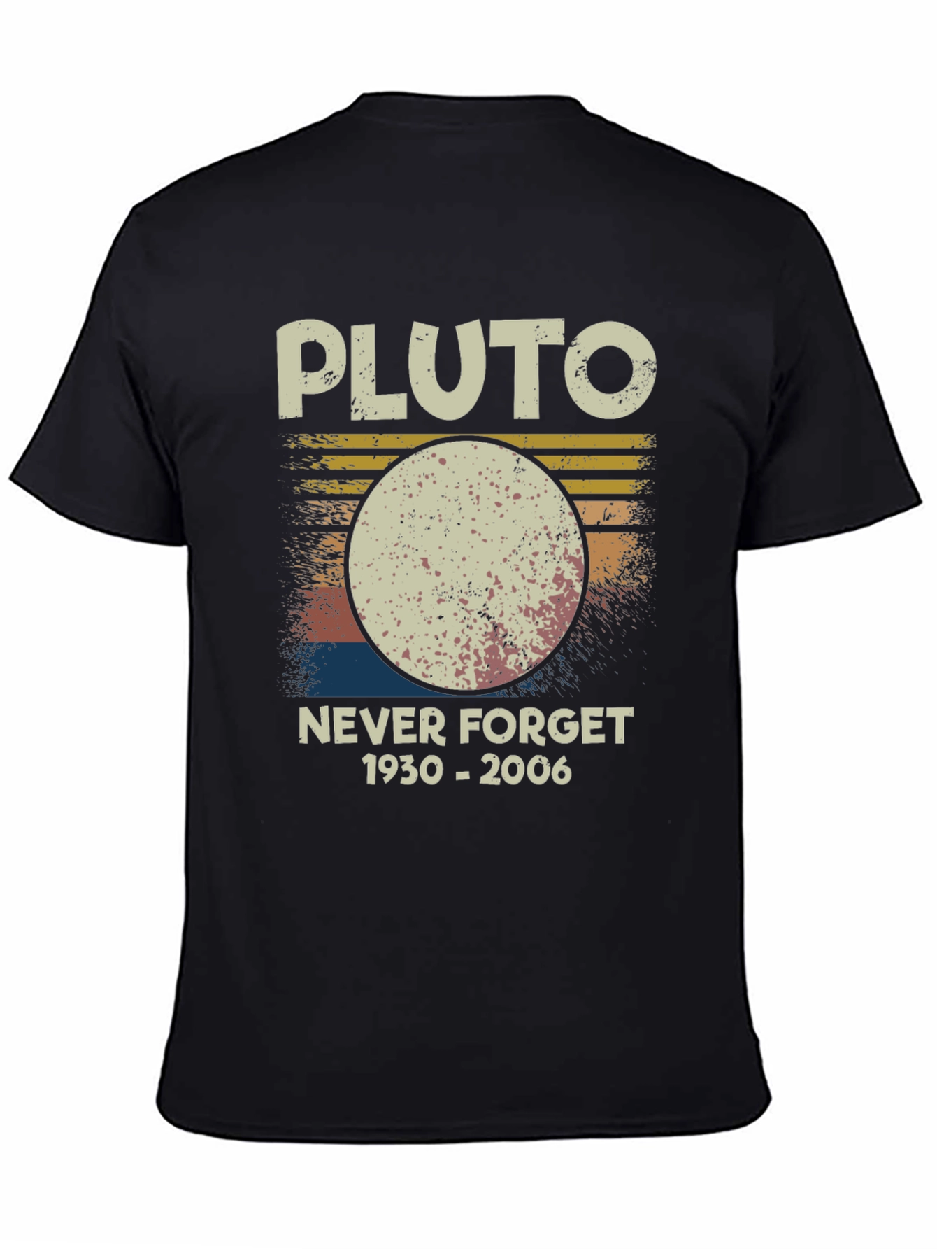 Pluto Never Forget T-Shirt Retro Style