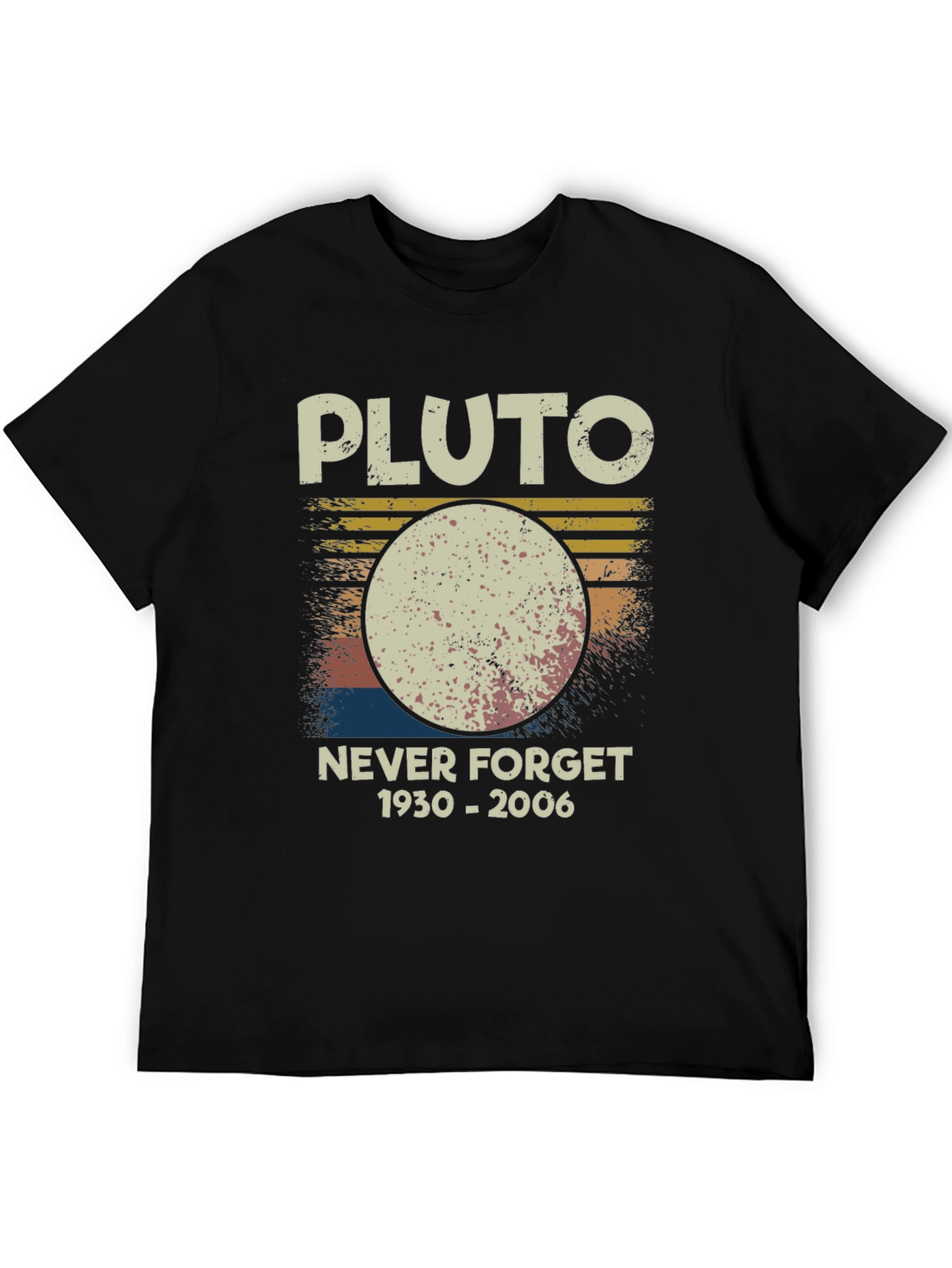 Pluto Never Forget T-Shirt Retro Style