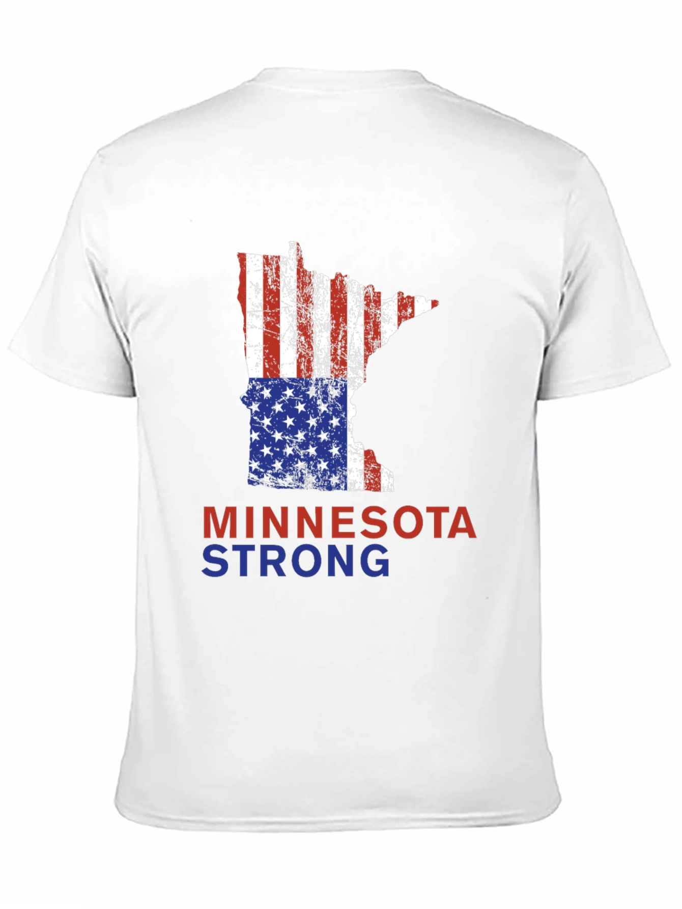 Minnesota Strong American Flag T-Shirt