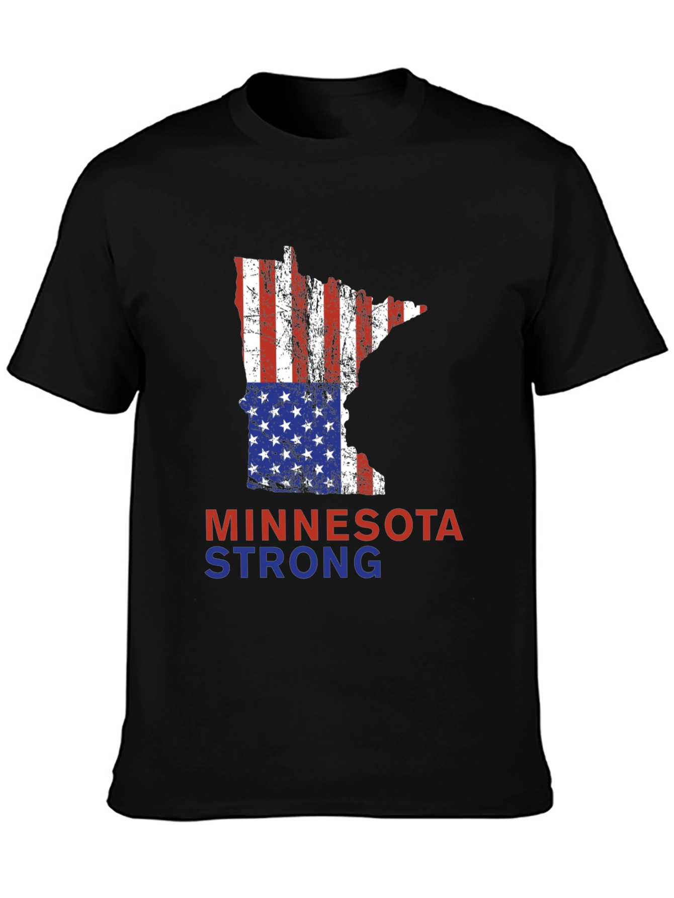 Minnesota Strong American Flag T-Shirt