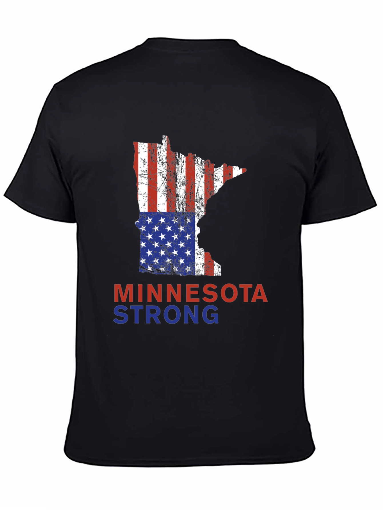 Minnesota Strong American Flag T-Shirt
