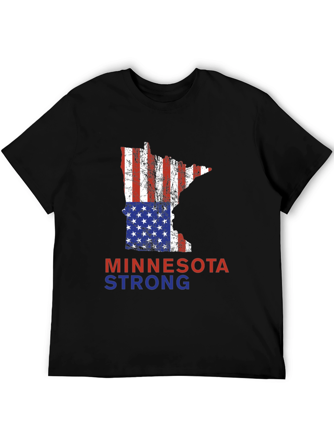 Minnesota Strong American Flag T-Shirt