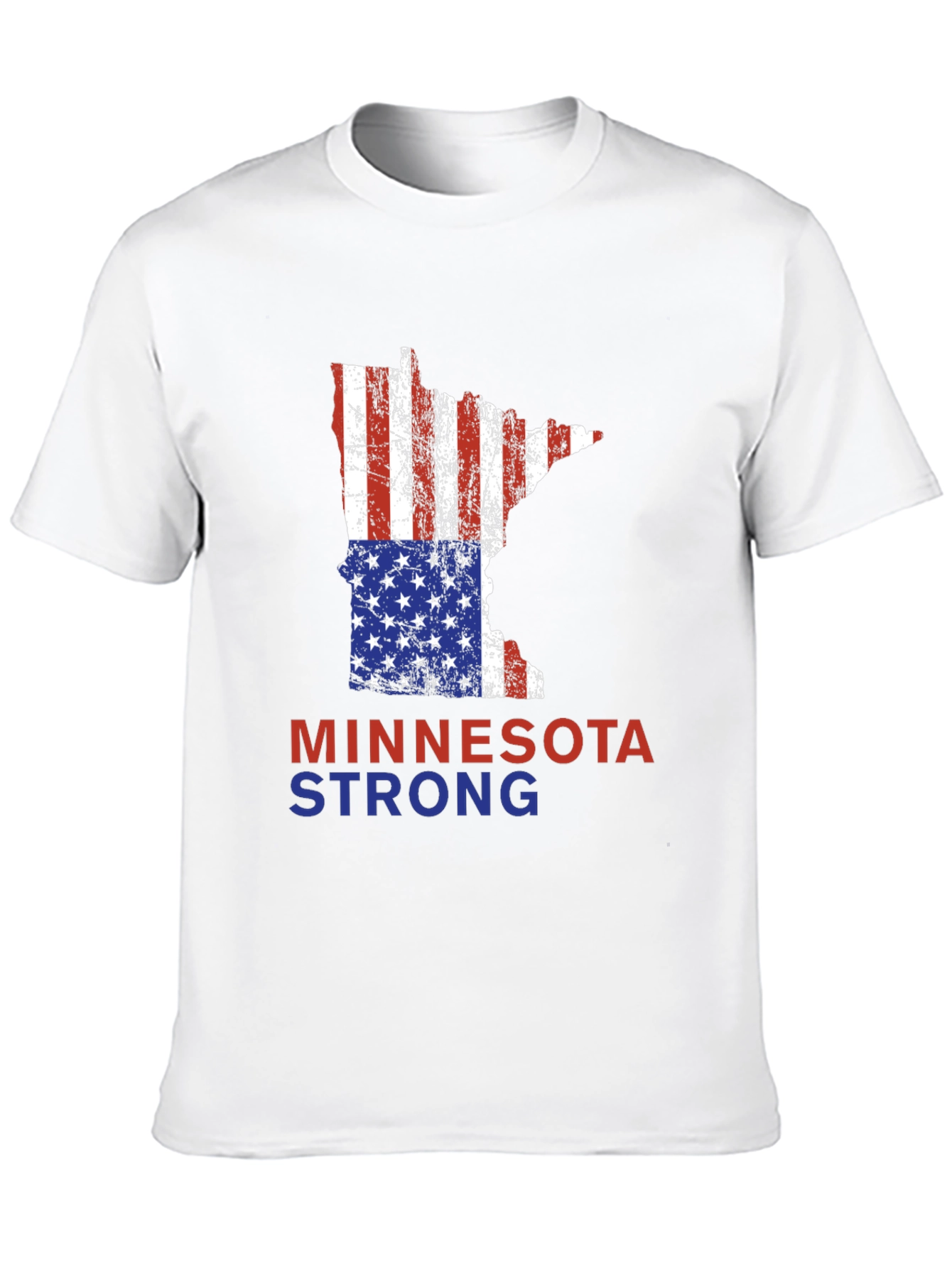 Minnesota Strong American Flag T-Shirt