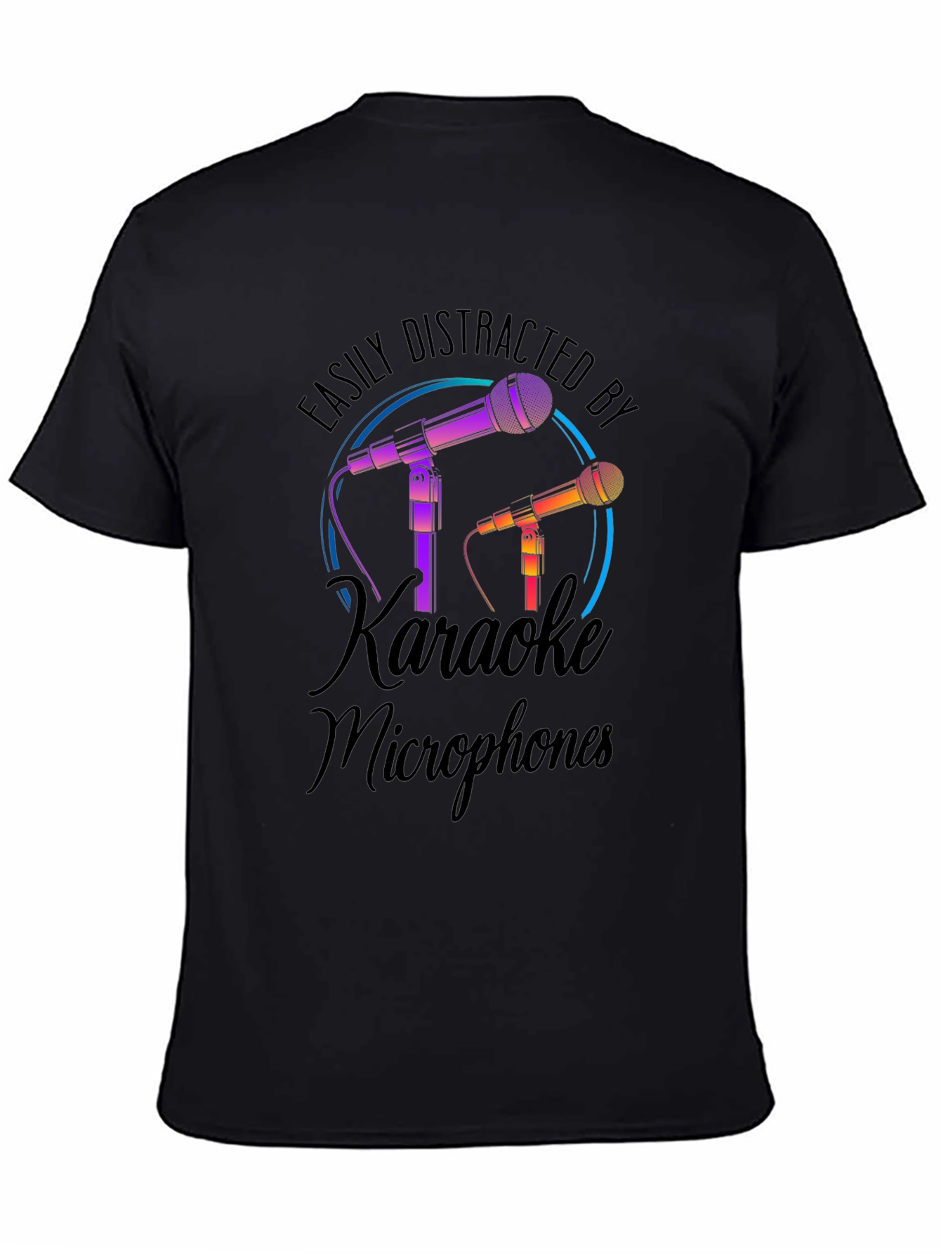 Easily Distracted by Karaoke Microphones T-Shirt