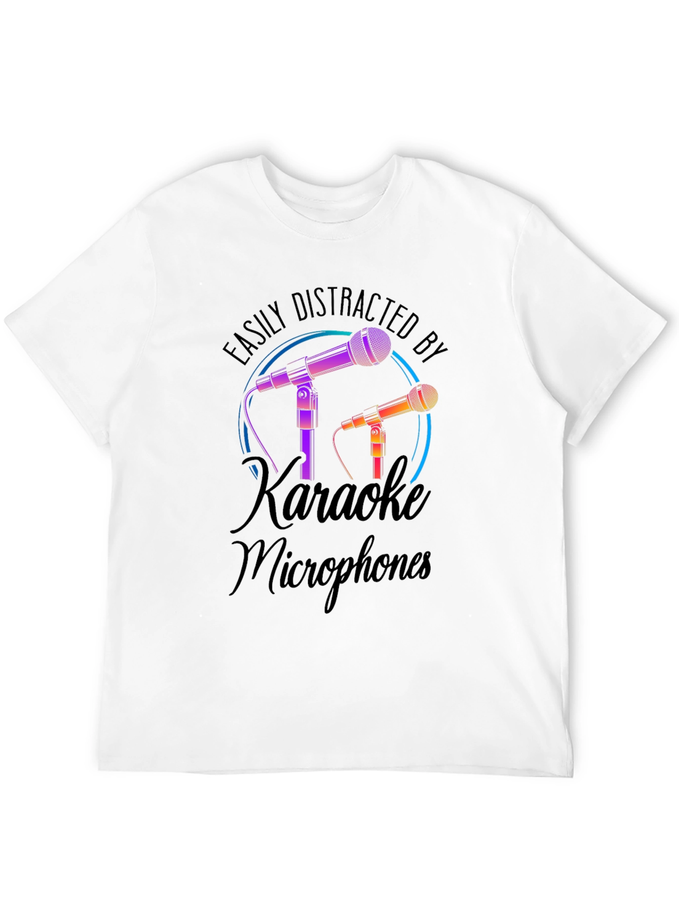 Easily Distracted by Karaoke Microphones T-Shirt