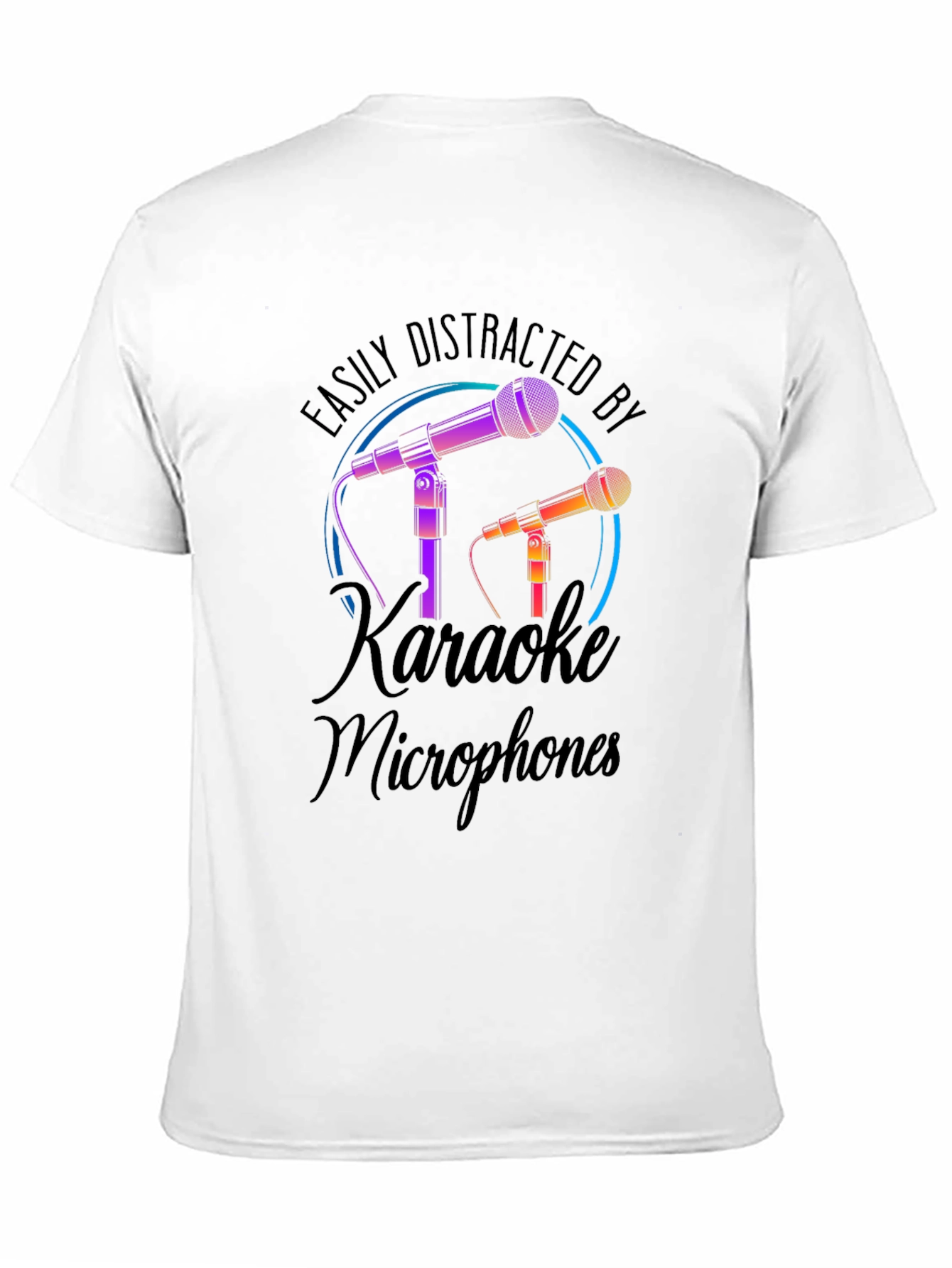 Easily Distracted by Karaoke Microphones T-Shirt