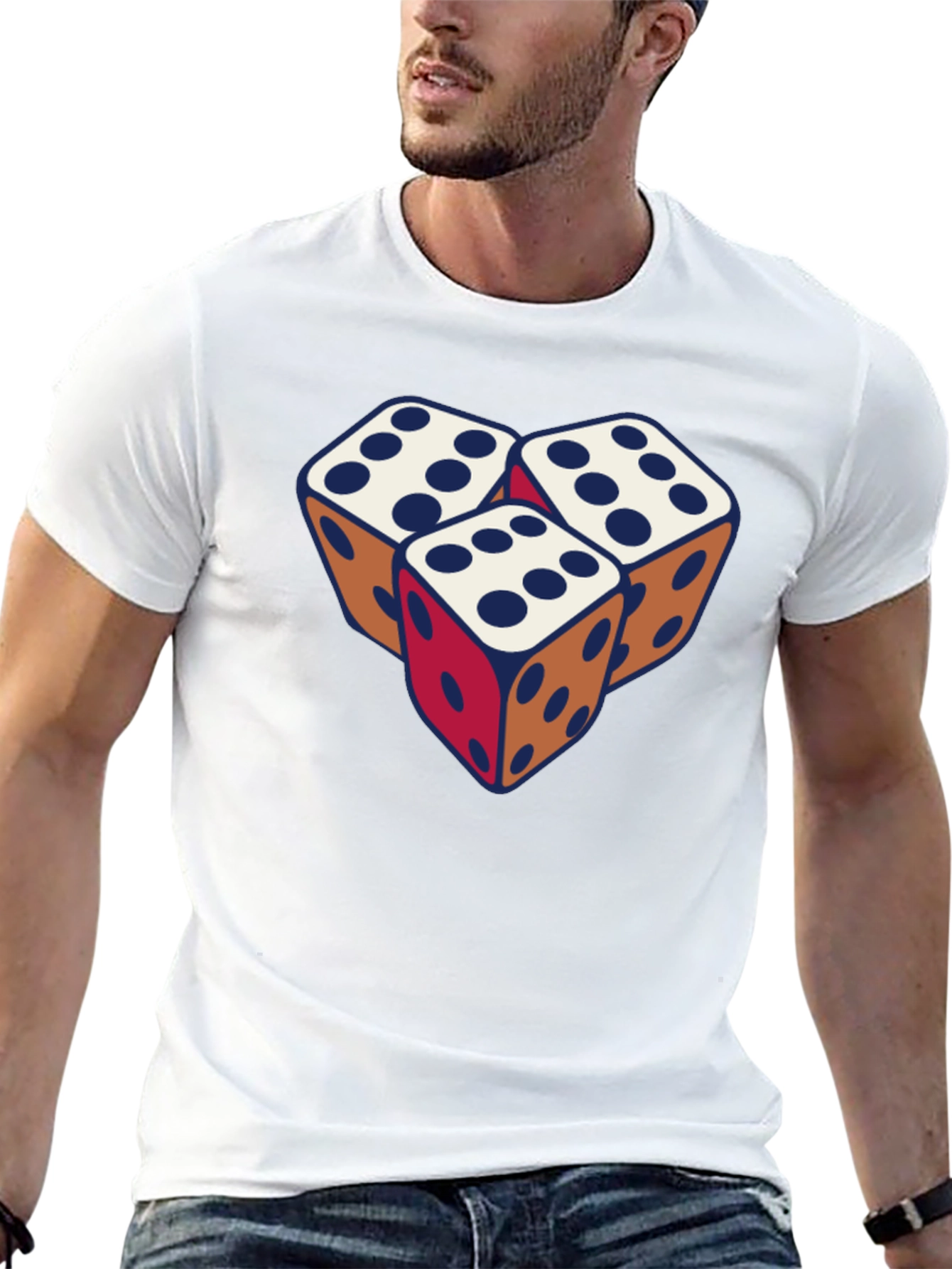 Dice Graphic Tee - Lucky Roll T-Shirt