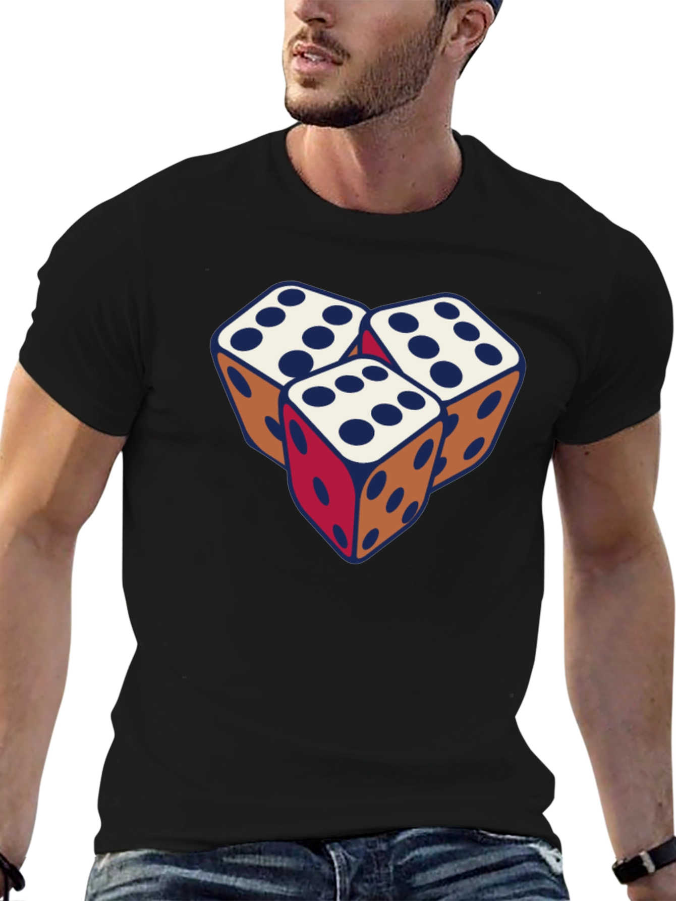 Dice Graphic Tee - Lucky Roll T-Shirt