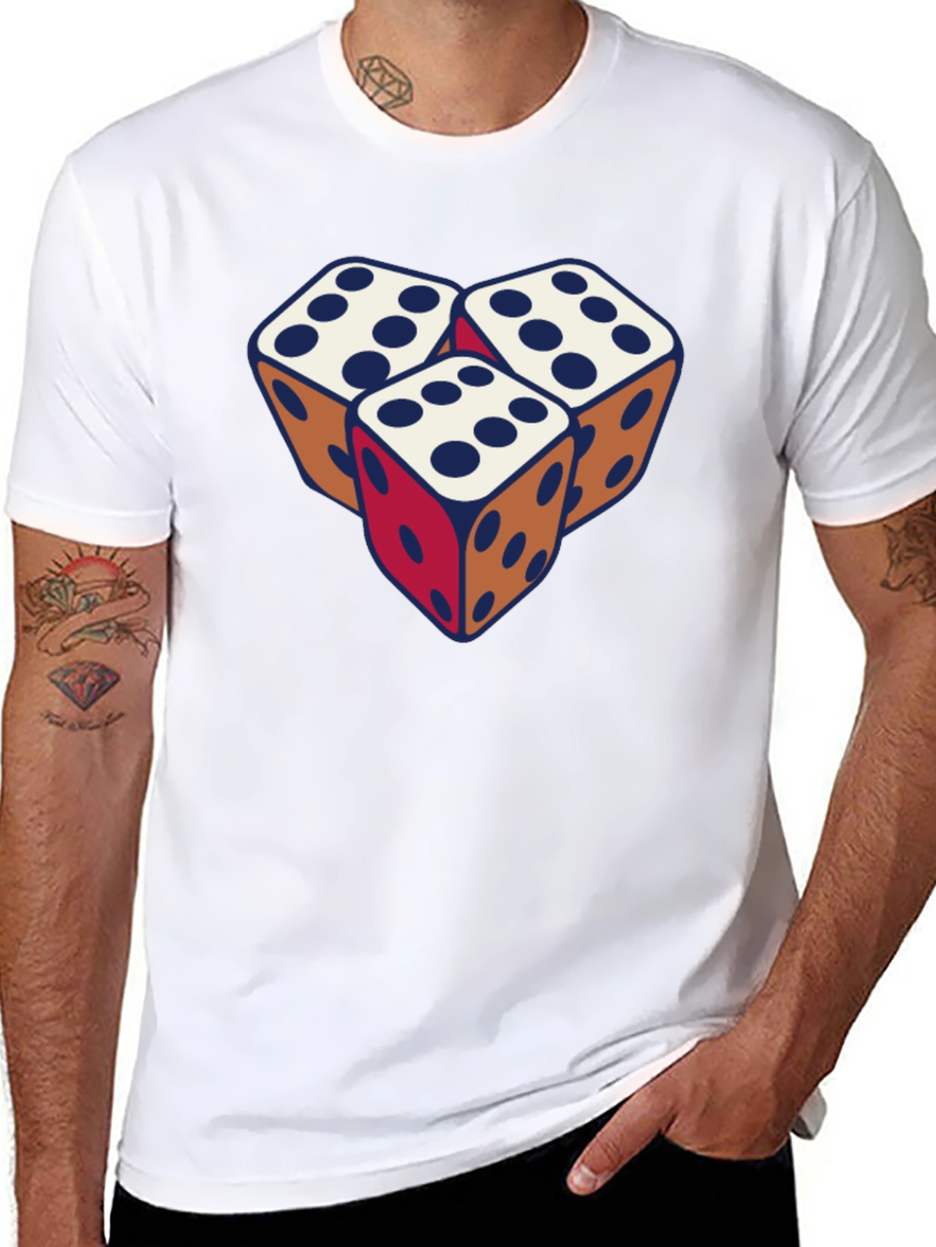 Dice Graphic Tee - Lucky Roll T-Shirt