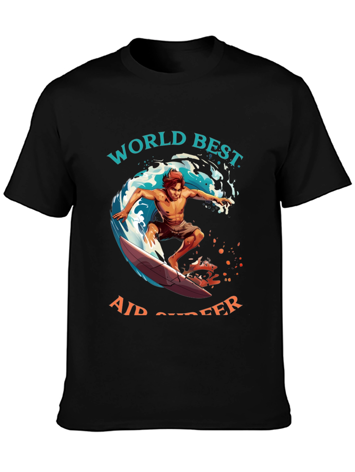 World Best Air Surfer Graphic Tee