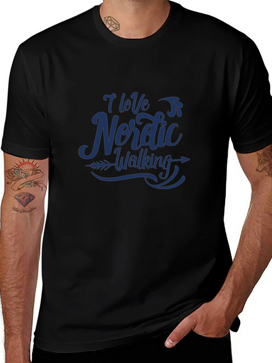 I Love Nordic Walking T-Shirt - Stylish Comfort
