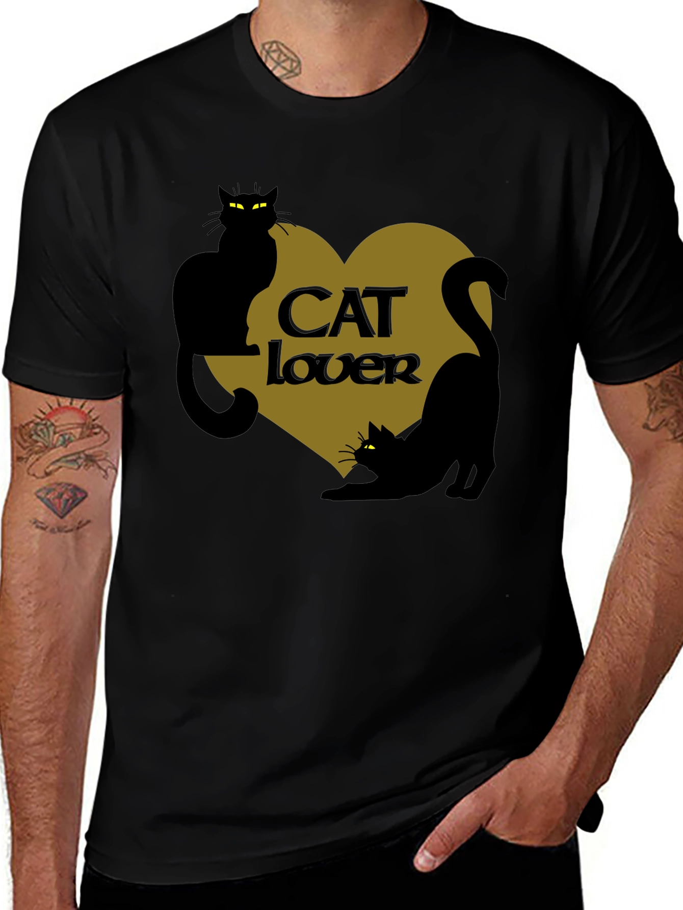 Cat Lover Graphic T-Shirt