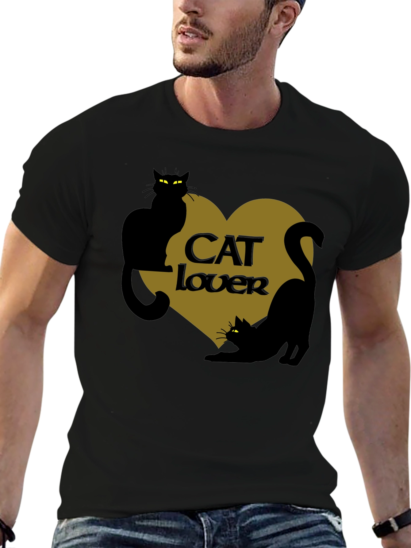 Cat Lover Graphic T-Shirt