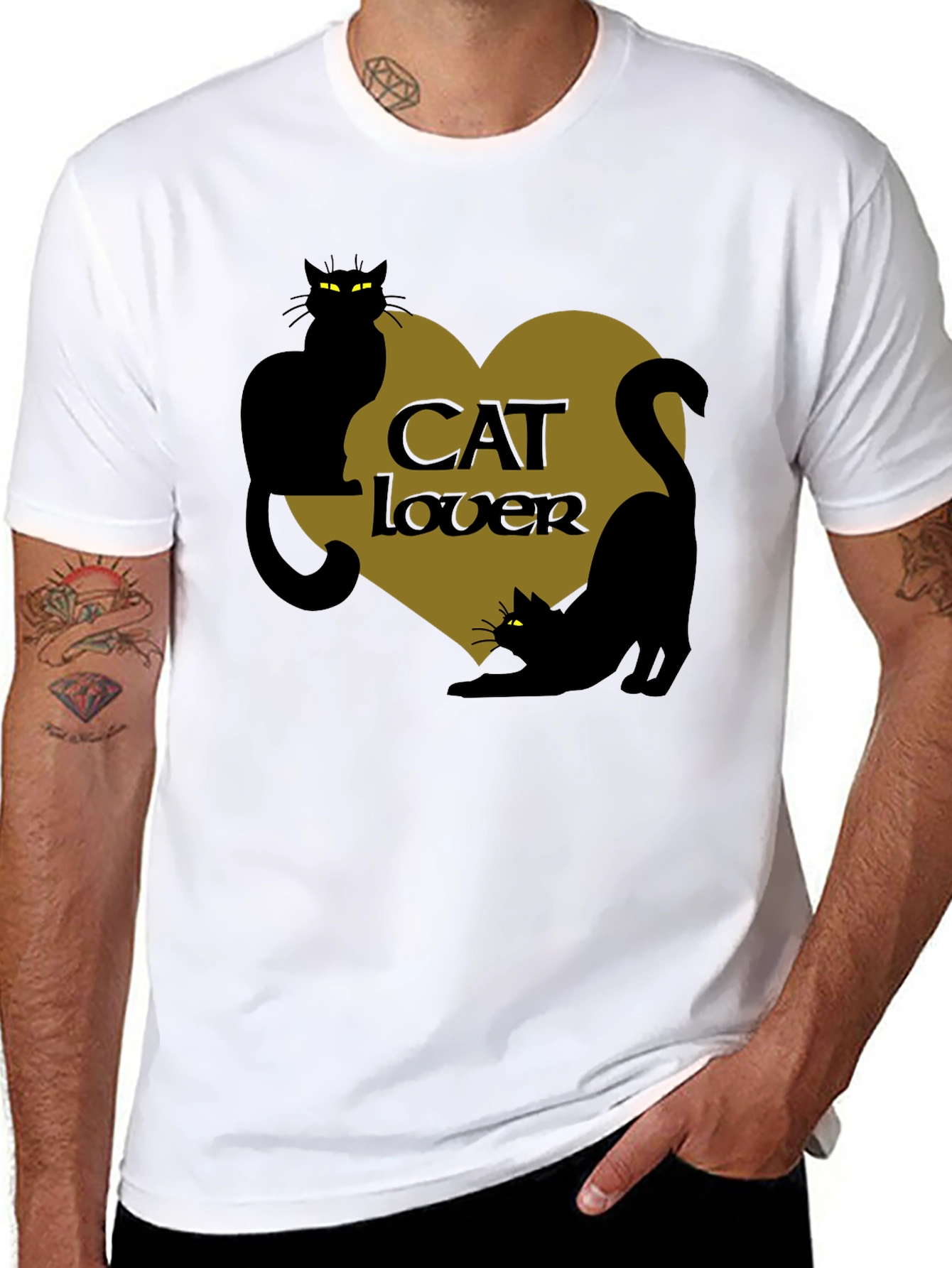 Cat Lover Graphic T-Shirt