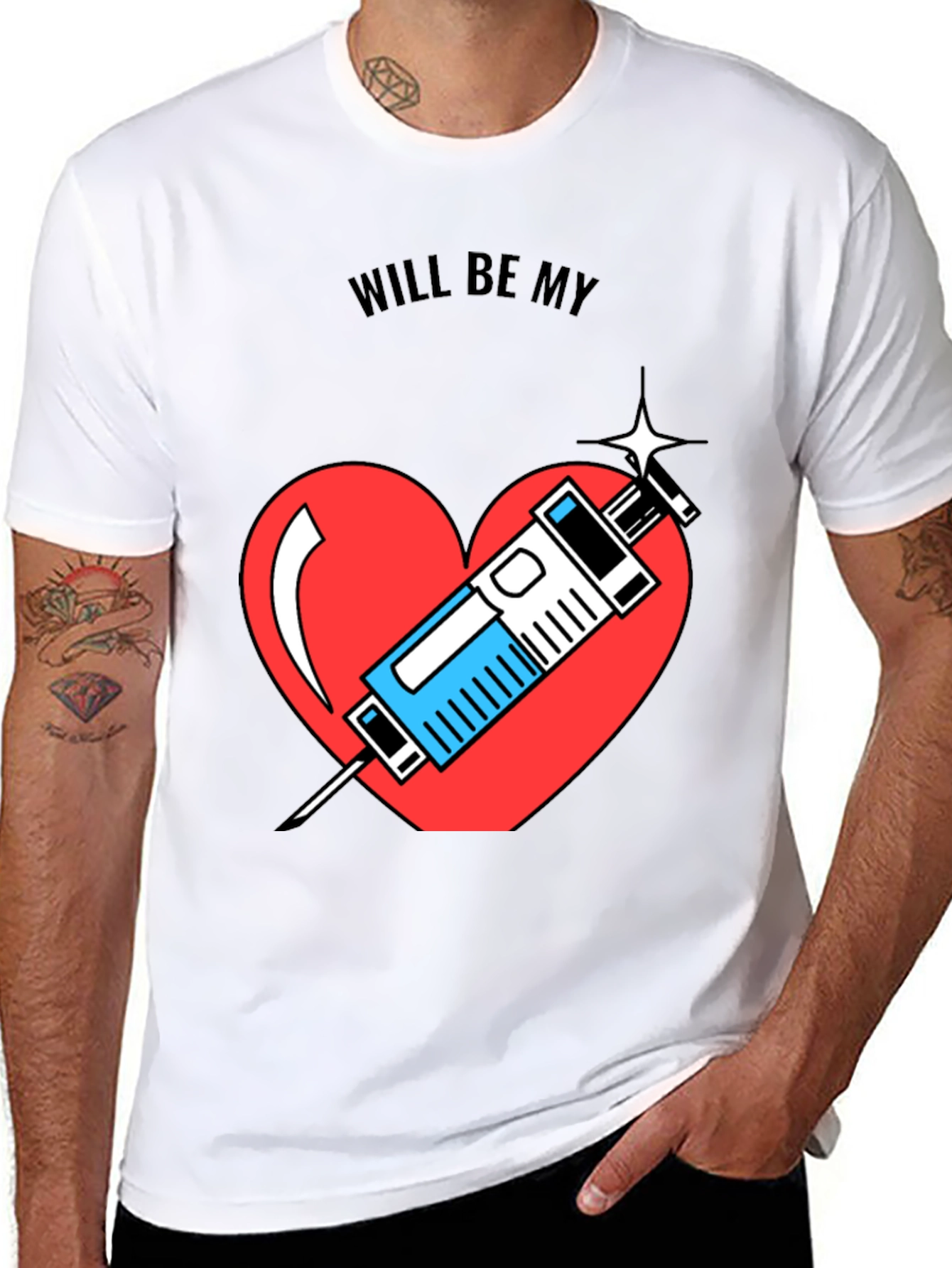 Vaccination Love T-Shirt - Inject Some Fun!