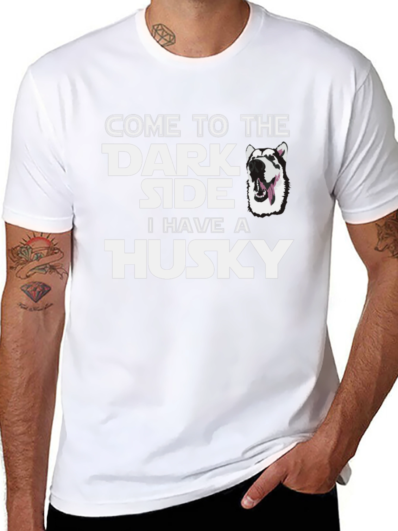Come to the Dark Side Husky T-Shirt
