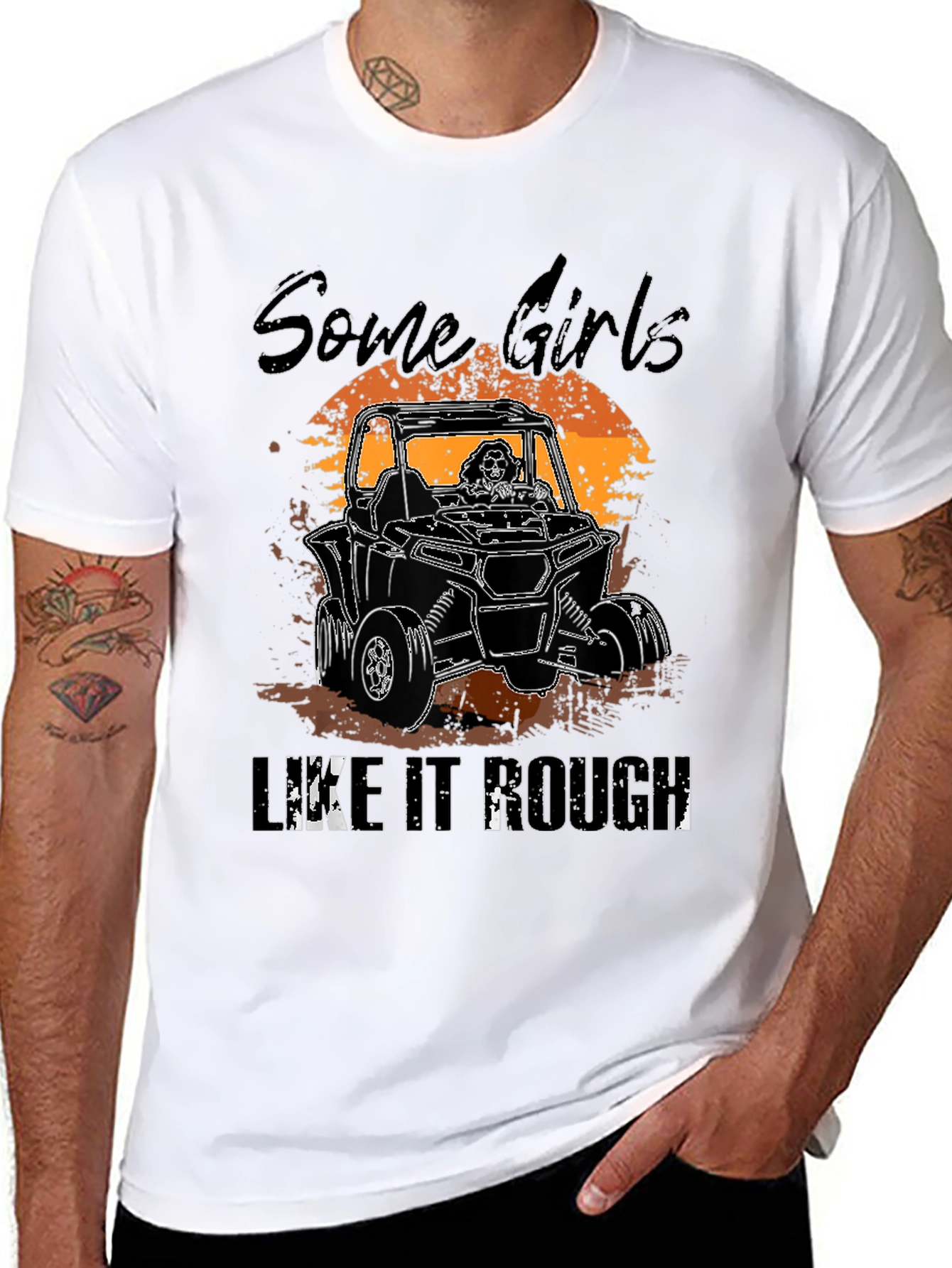 Some Girls Like It Rough Black T-Shirt