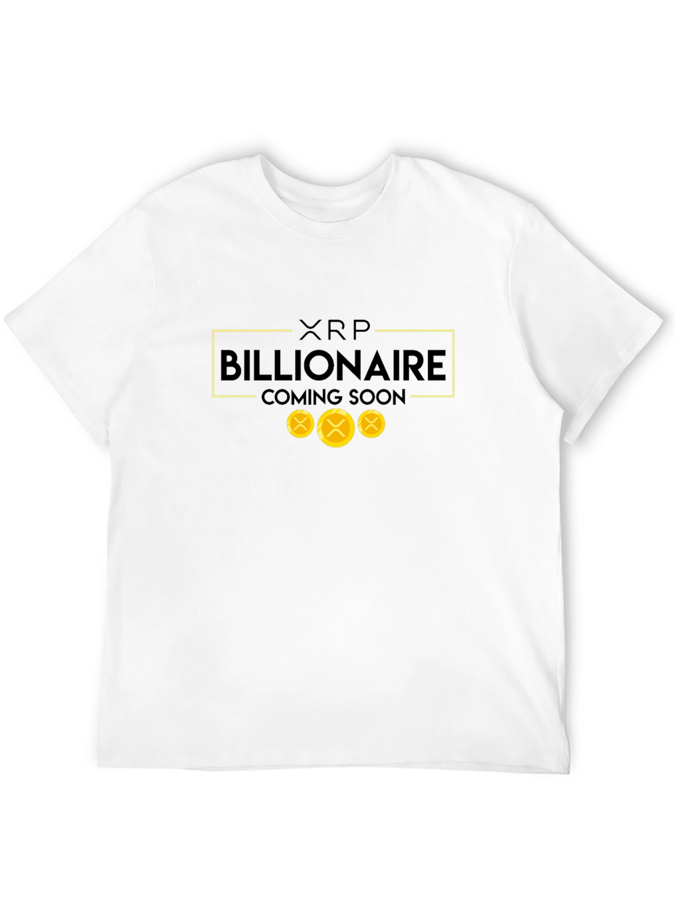 XRP Billionaire Coming Soon Black T-Shirt
