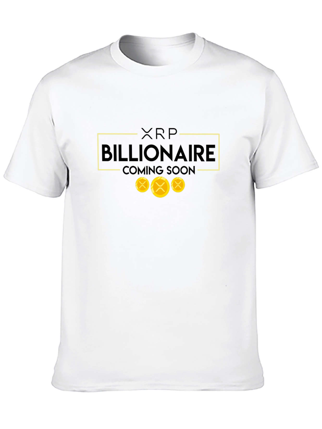XRP Billionaire Coming Soon Black T-Shirt