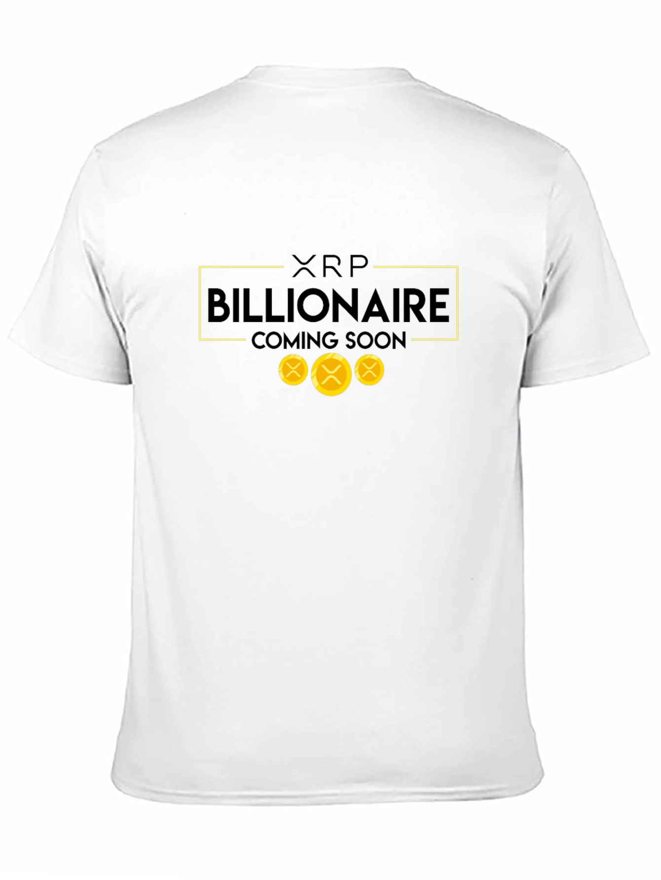 XRP Billionaire Coming Soon Black T-Shirt