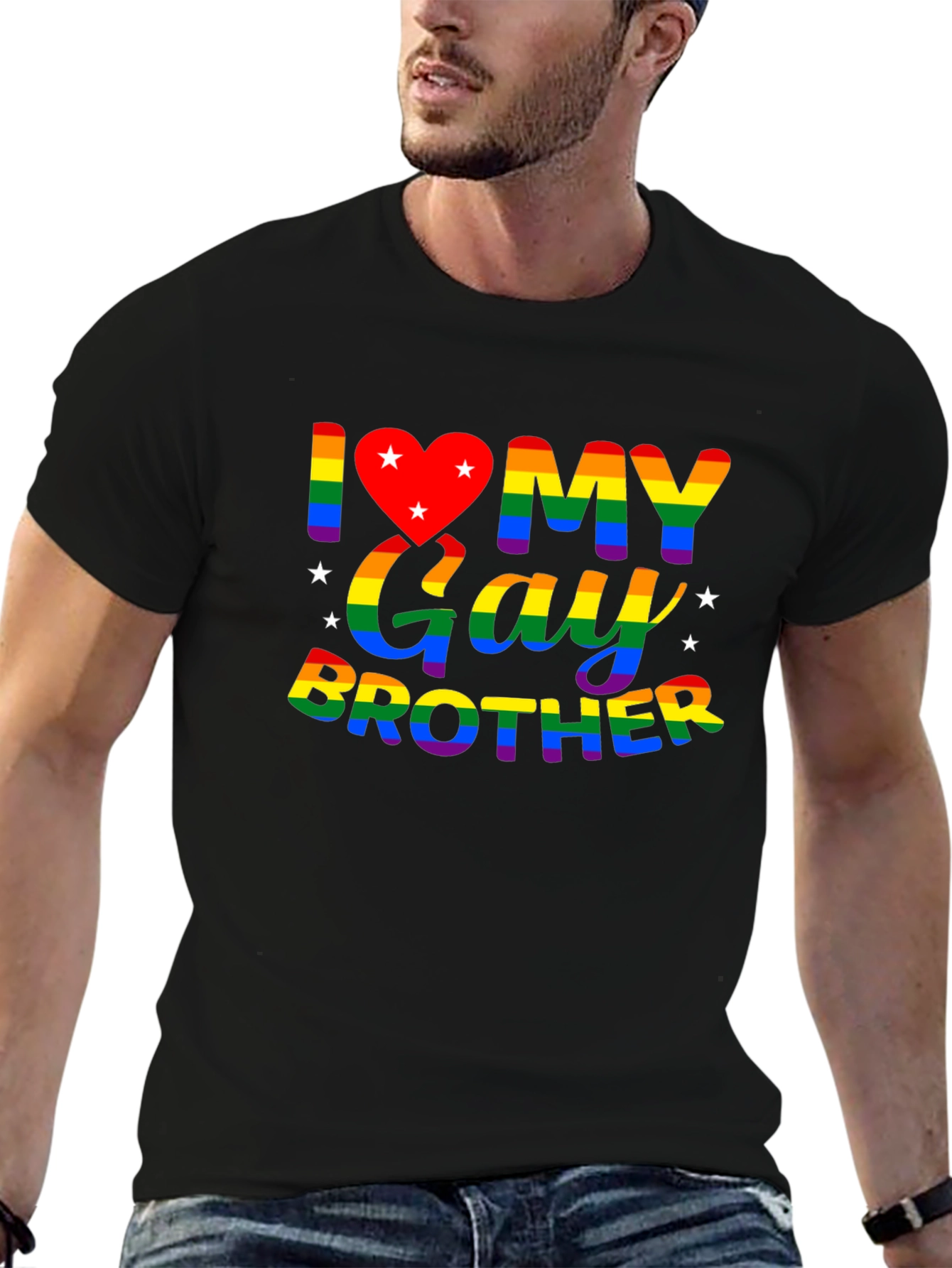 I Heart My Gay Brother Pride T-Shirt