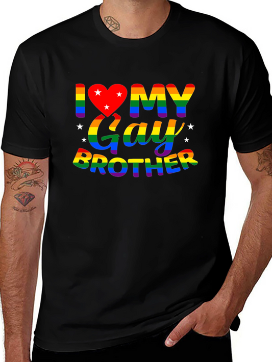 I Heart My Gay Brother Pride T-Shirt