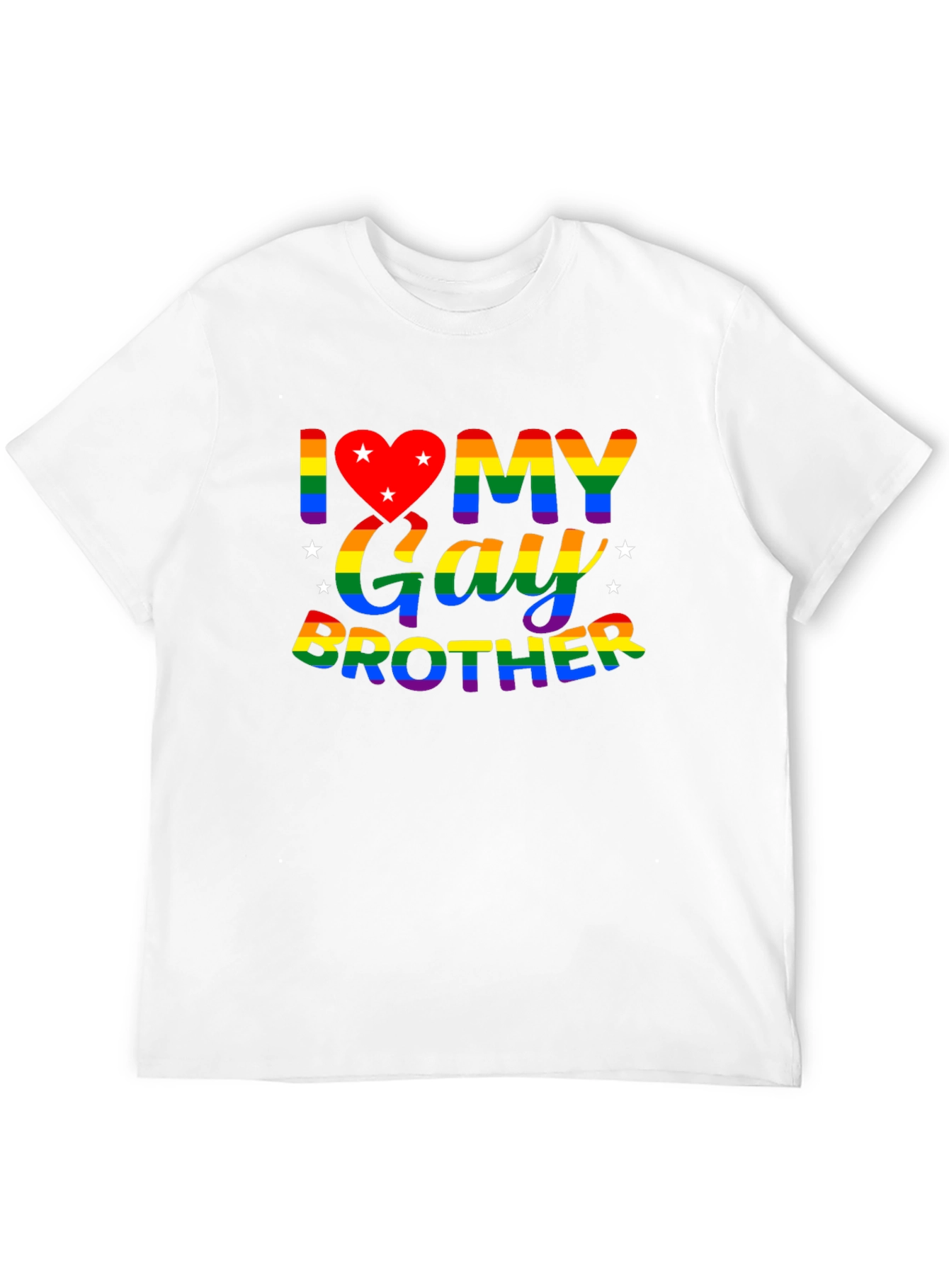 I Heart My Gay Brother Pride T-Shirt