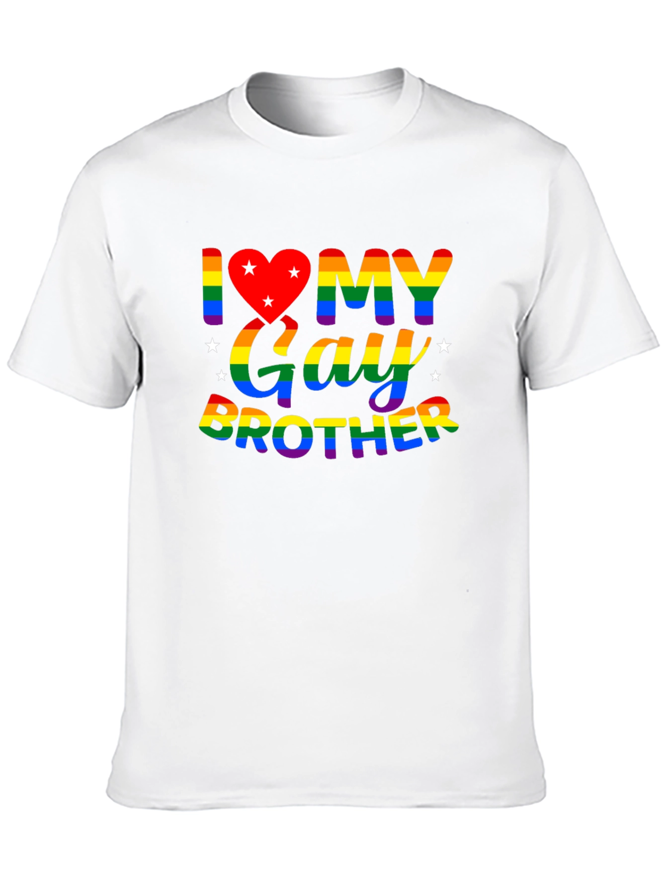 I Heart My Gay Brother Pride T-Shirt