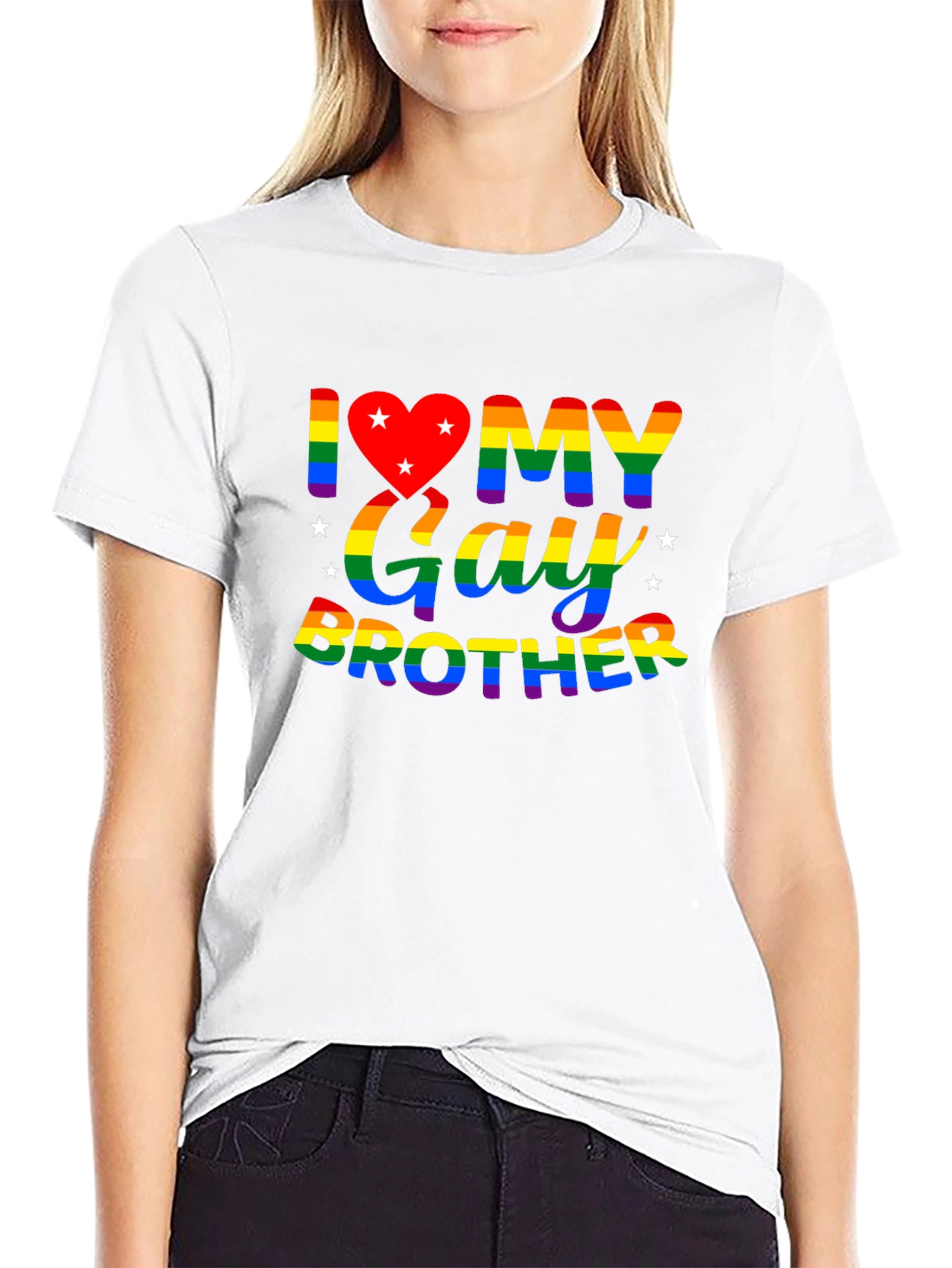 I Heart My Gay Brother Pride T-Shirt