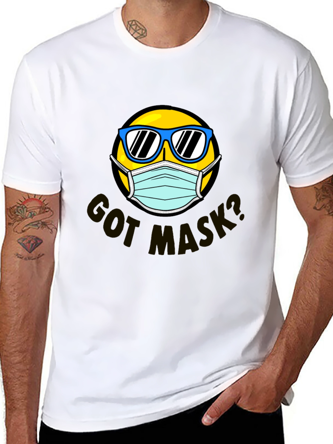 Got Mask? Graphic T-Shirt - Stay Safe & Stylish
