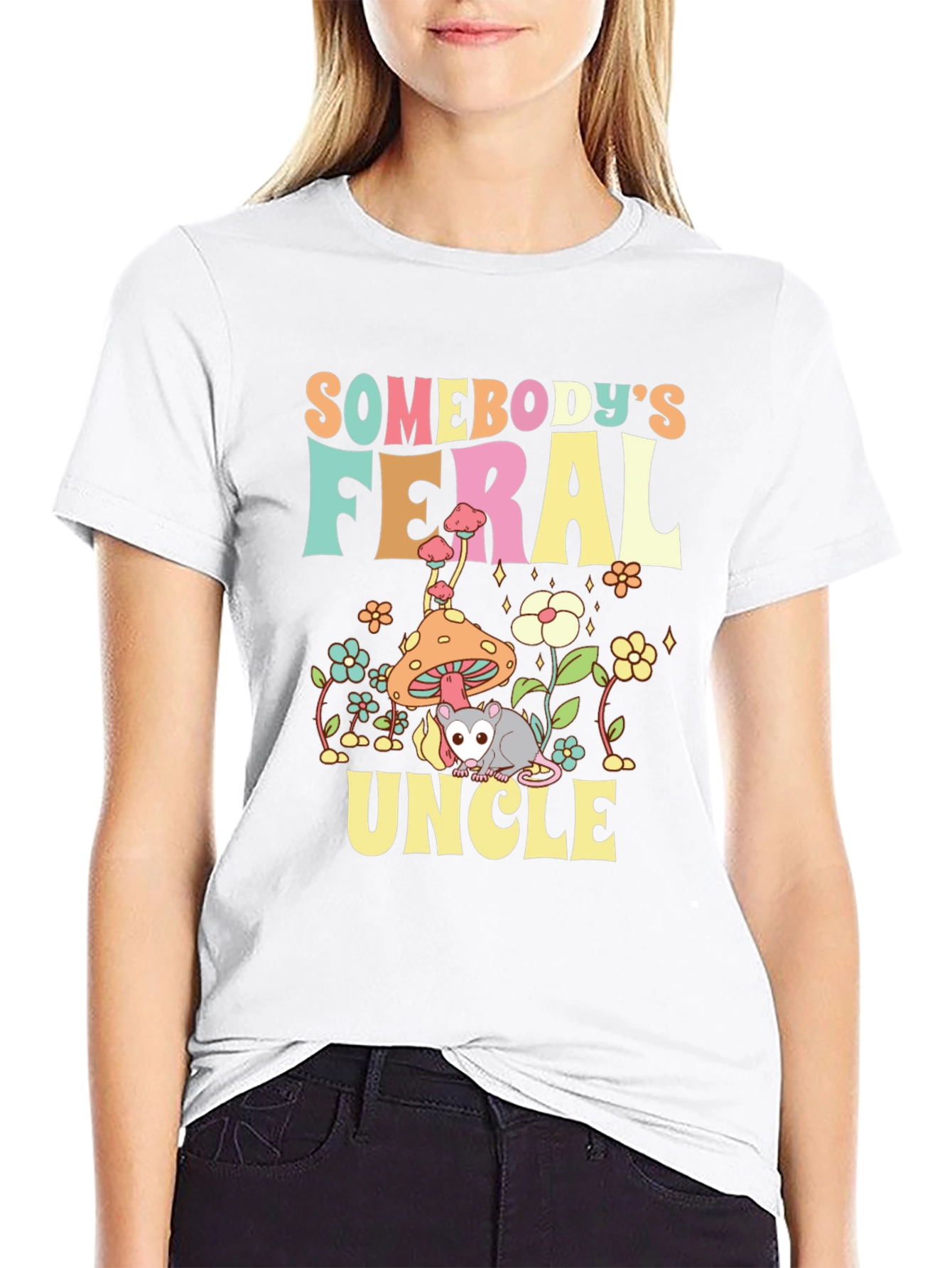 Feral Uncle Graphic T-Shirt