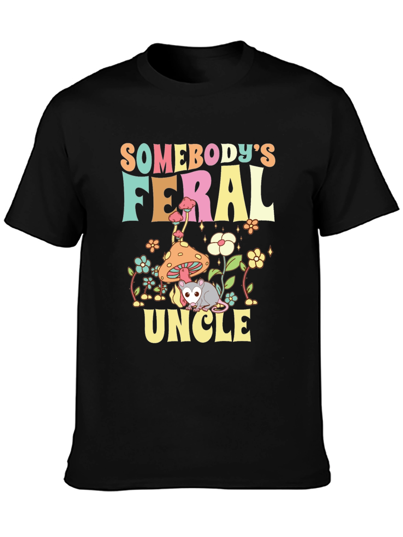 Feral Uncle Graphic T-Shirt
