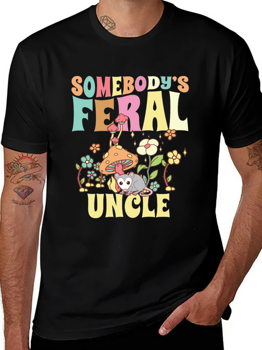 Feral Uncle Graphic T-Shirt