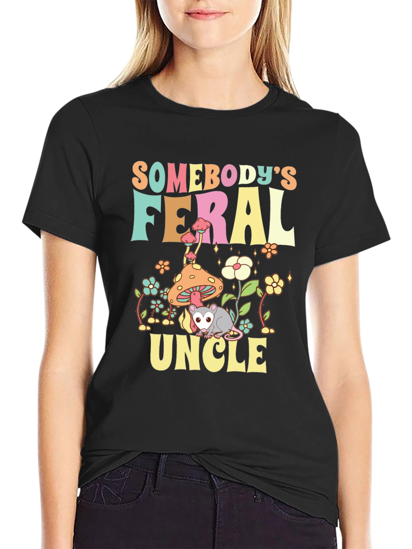 Feral Uncle Graphic T-Shirt