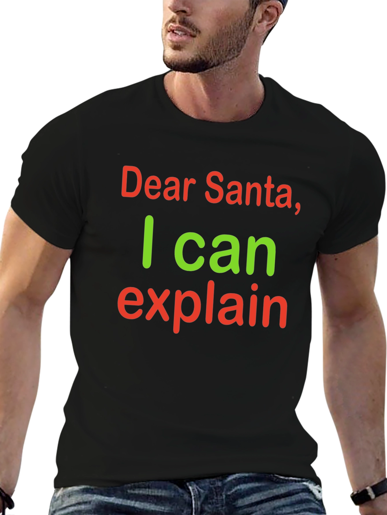 Dear Santa I Can Explain Funny Christmas T-Shirt