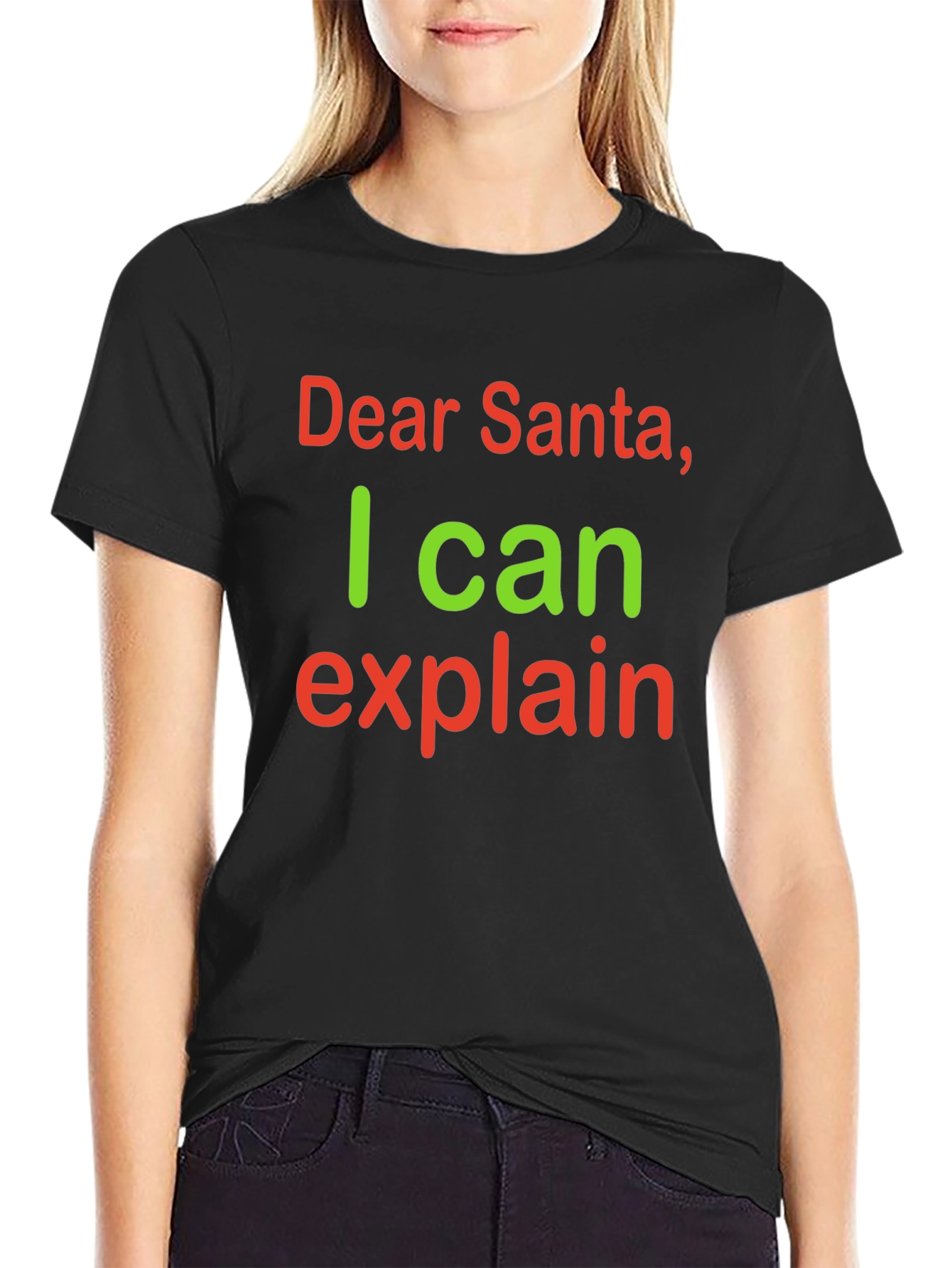 Dear Santa I Can Explain Funny Christmas T-Shirt