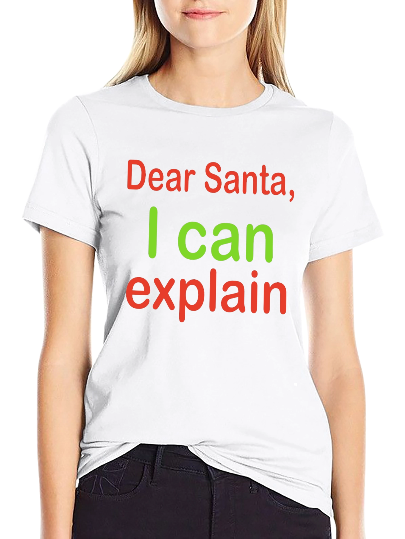 Dear Santa I Can Explain Funny Christmas T-Shirt
