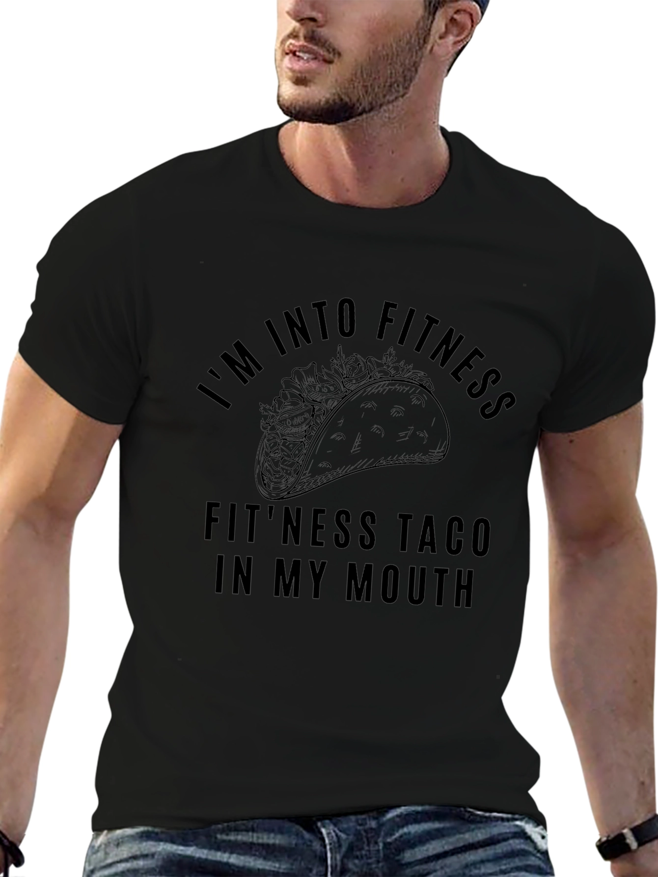 Fitness Taco T-Shirt - Im Into Fitness Tee