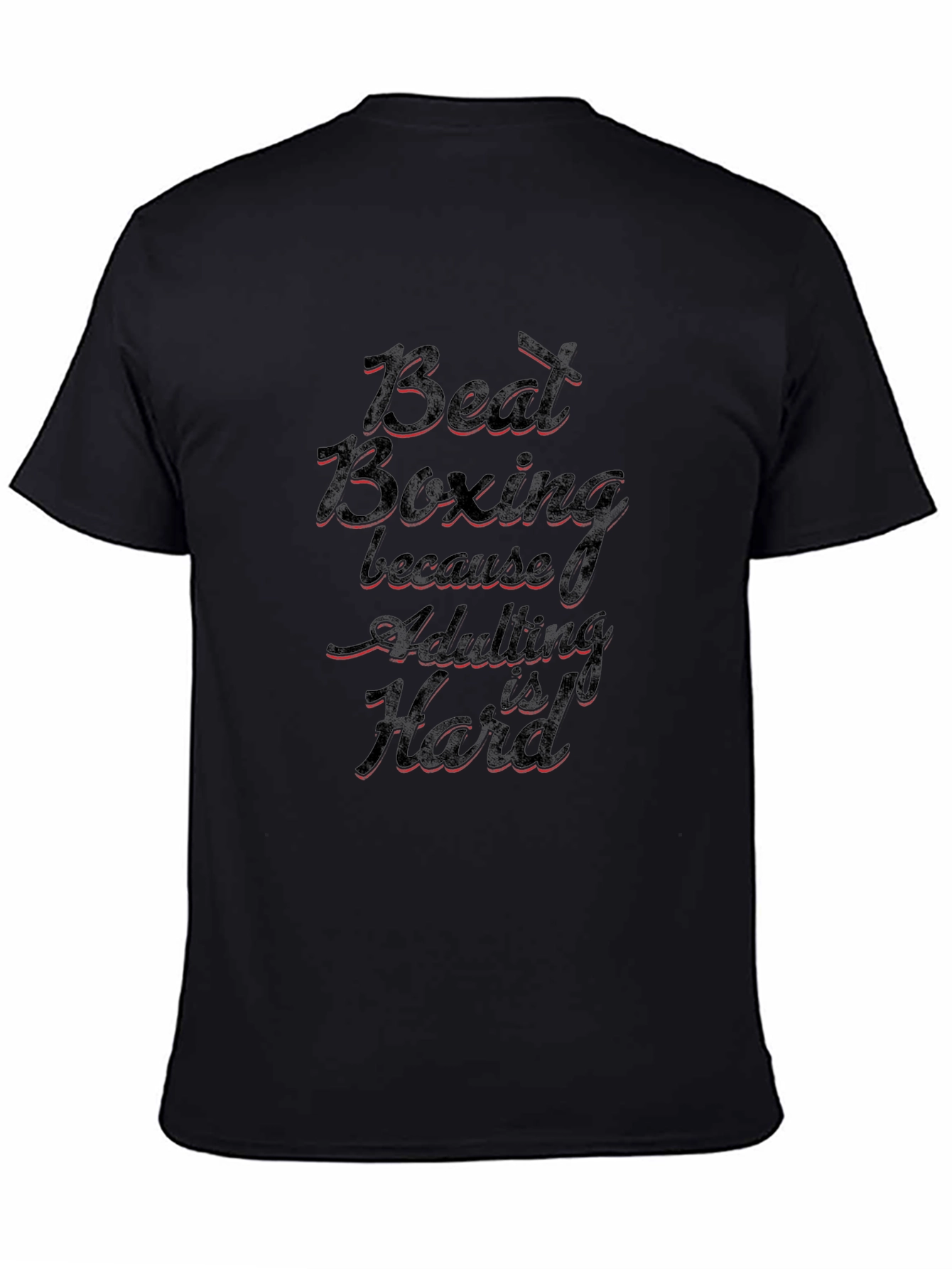 Beat Boxing Adulting Hard Graphic Tee
